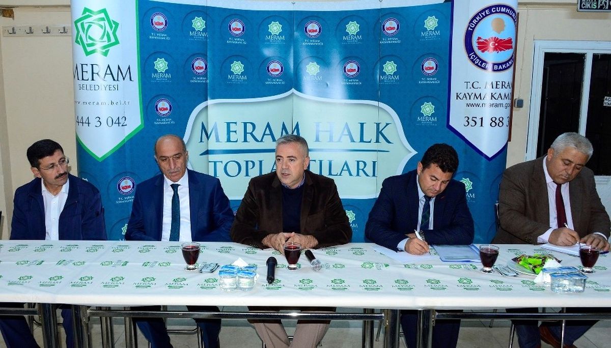 Meram\'da Halk Toplantıları Devam Ediyor