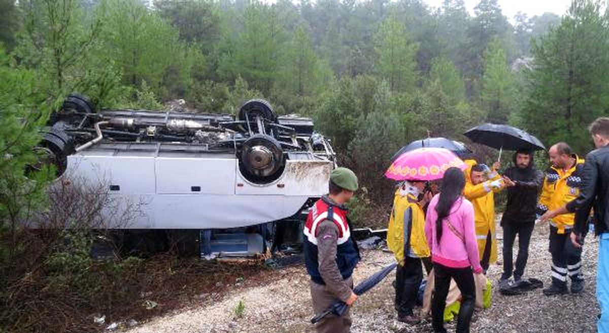 Akseki\'deki Kazada Yaralanan Çinli Turist Kurtarılamadı