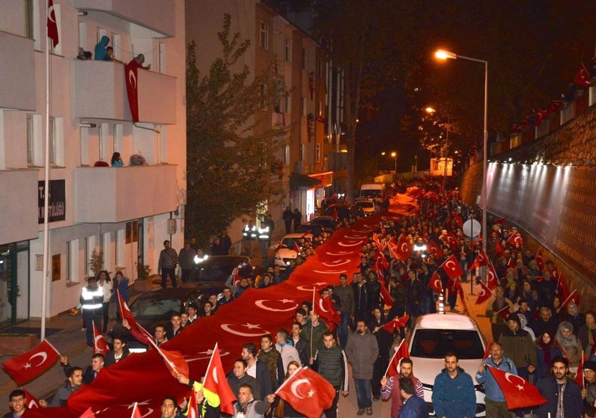 Bilecik\'te Cumhuriyet Yürüyüşü