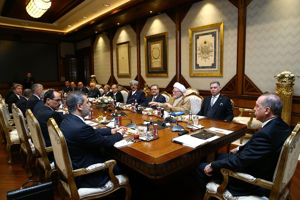 Cumhurbaşkanı Erdoğan, Irak Türkmenlerini Kabul Etti