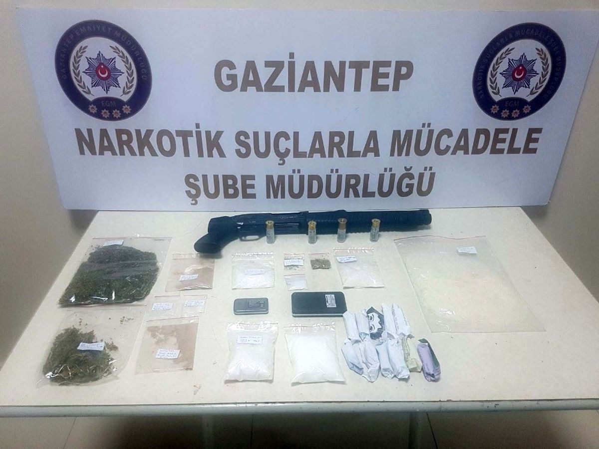 Gaziantep\'te Uyuşturucu Operasyonu: 16 Gözaltı