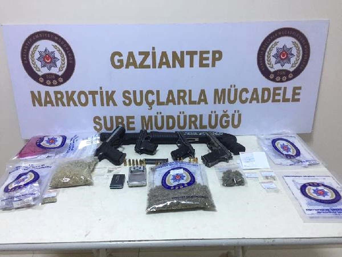 Gaziantep\'te Uyuşturucu Operasyonuna 10 Tutuklama