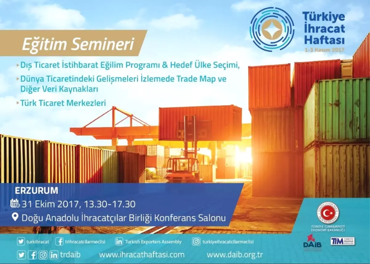 İhracat Haftası Seminerleri