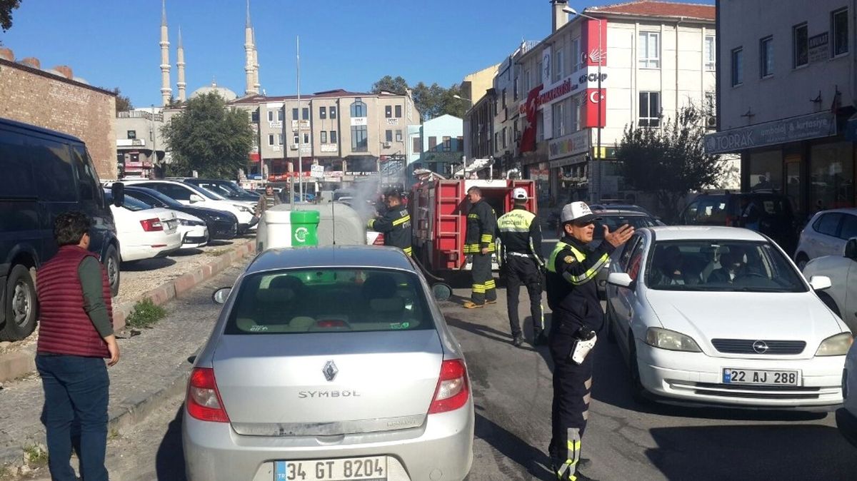 Söndürülmemiş Sigara İzmaritinden Yangın Çıktı