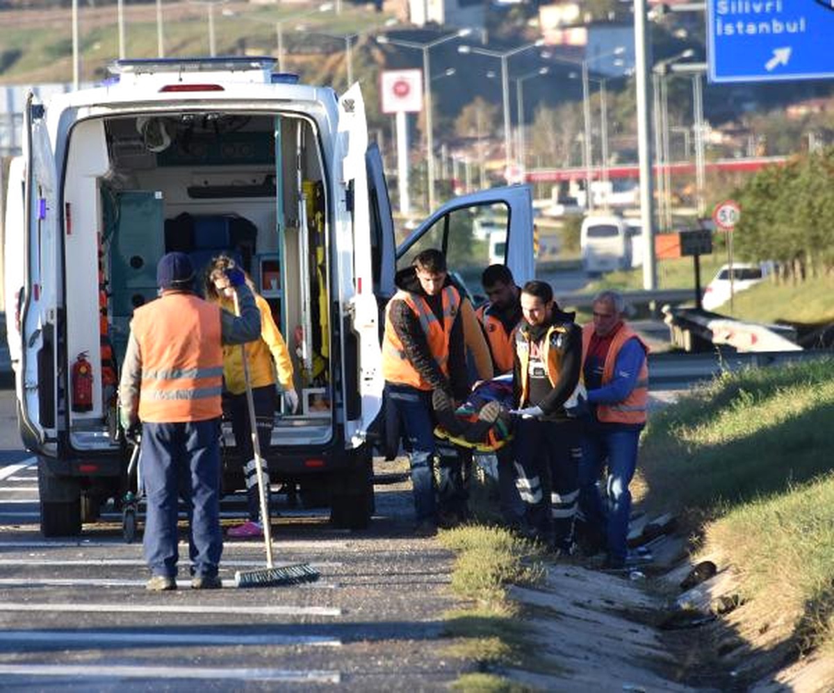Takla Atan Otomobilin Sürücüsü Yaralandı