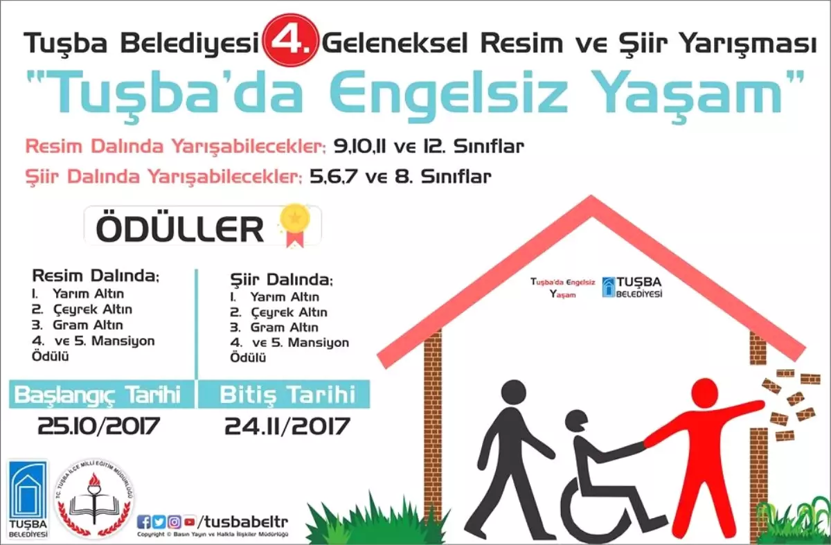 Tuşba Belediyesinden Ödüllü Resim ve Şiir Yarışması