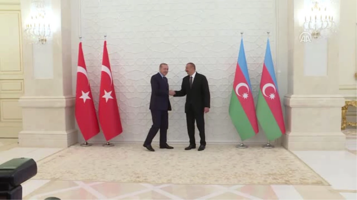 Cumhurbaşkanı Erdoğan, Azerbaycan Cumhurbaşkanı Aliyev ile Görüştü (2)