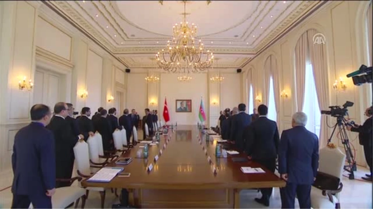 Cumhurbaşkanı Erdoğan Azerbaycan\'da - Heyetler Arası Görüşme