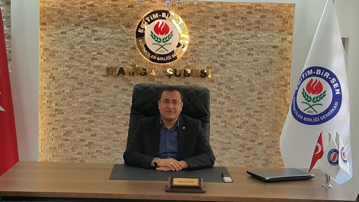 Eğitim-Bir-Sen Manisa Şube Başkanı Mesut Öner Açıklaması