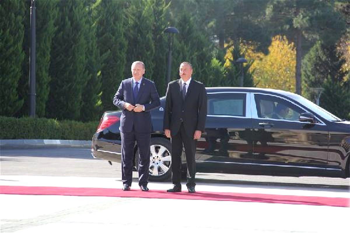 Erdoğan, Aliyev Görüşmesi Öncesi Resmi Tören