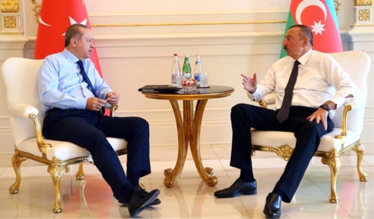 Erdoğan, Aliyev ile Görüştü