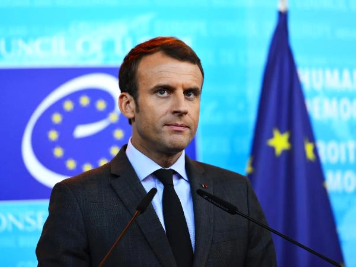 Fransa Cumhurbaşkanı Emmanuel Macron Avrupa Kuruluşlarını Ziyaret Etti