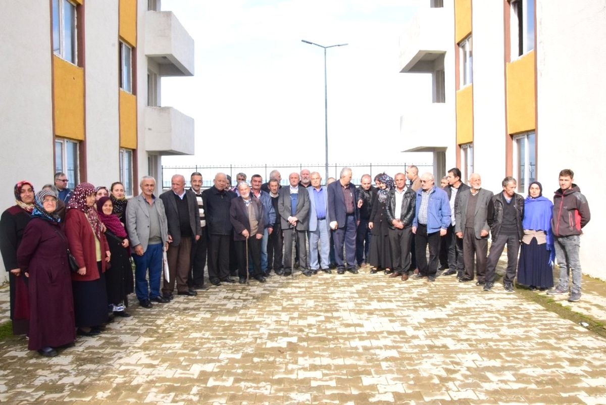Giresun\'da Afetzedelerden Afet Evleri Tepkisi