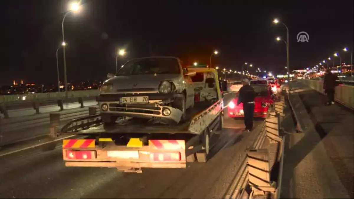 Haliç Köprüsü\'nde Trafik Kazası: 1 Yaralı