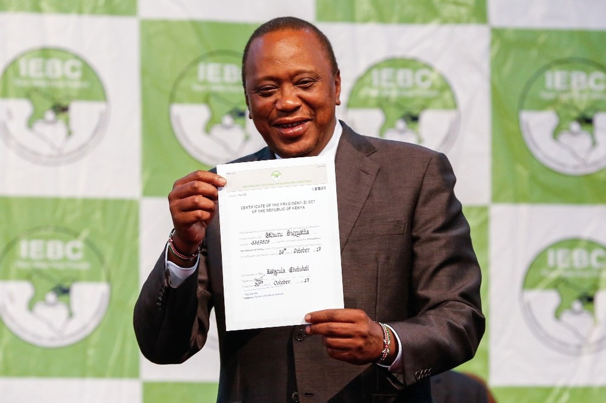 Kenya Cumhurbaşkanlığı Seçimlerinin Galibi, Uhuru Kenyatta