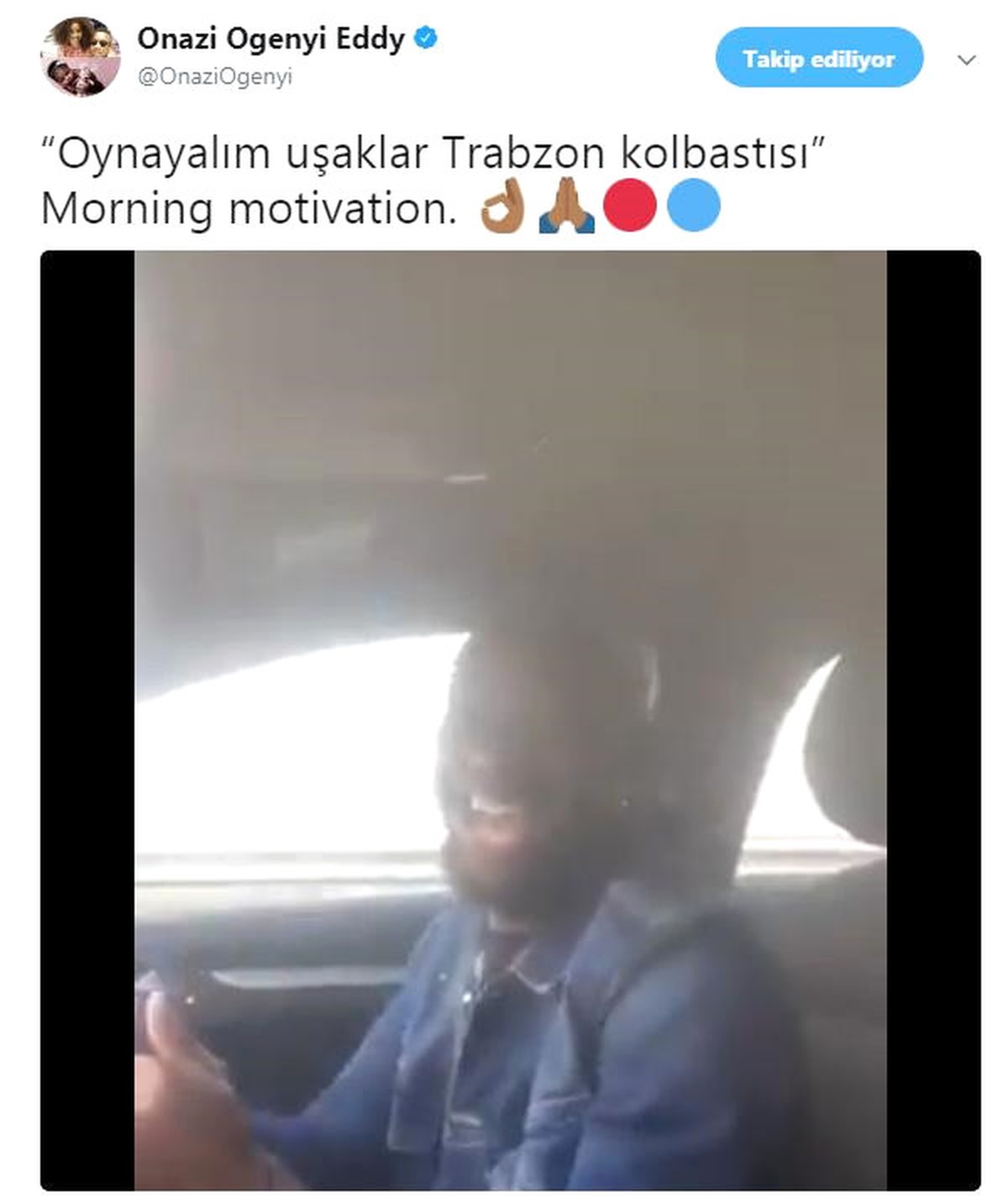 Trabzonsporlu Onazi\'den \'Kolbastılı\' Paylaşım
