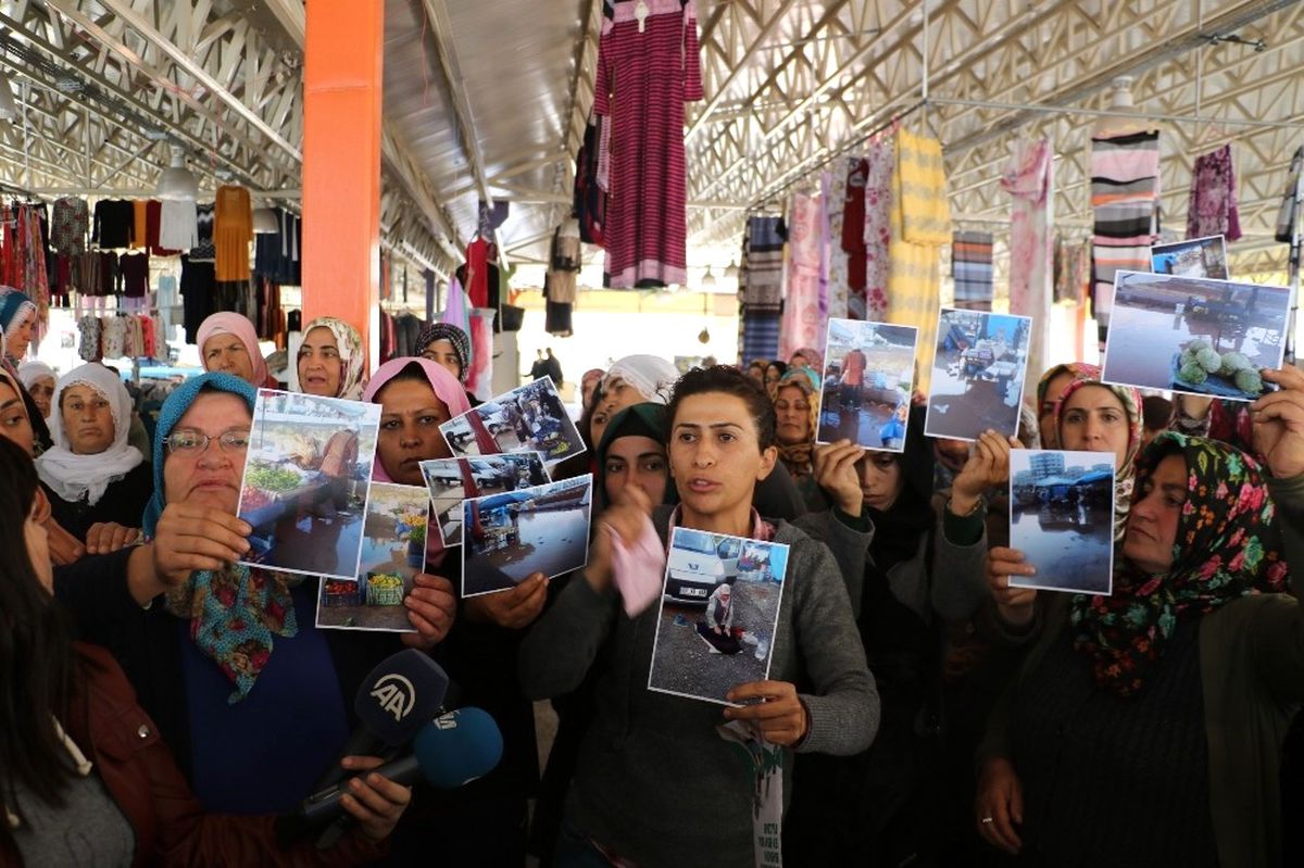Diyarbakır\'da Pazarcı Kadınlardan Rant İddiası