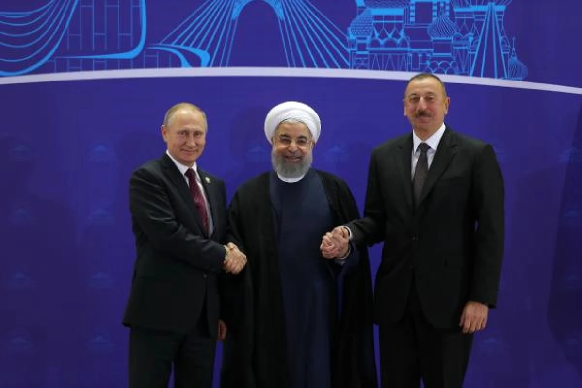 İran, Rusya ve Azerbaycan Liderleri Tahran\'da Buluştu