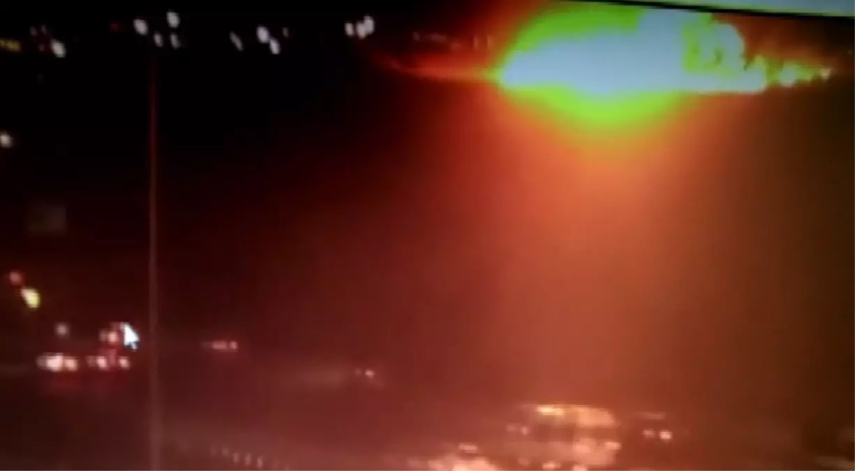 İstanbul\'da Özel Jetin Düşme Anı Kamerada