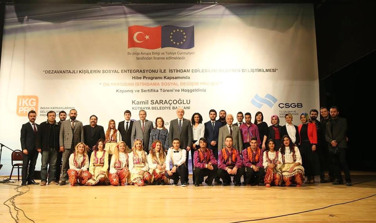 Kütahya\'da 40 Roman Vatandaş İstihdam Edilerek Sosyalleşmesi Sağlandı