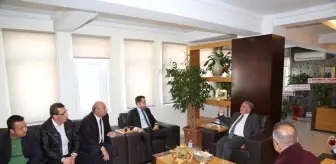 MHP Belediye Meclis Üyelerinden Belediye Başkanı Özkan'a Ziyareti