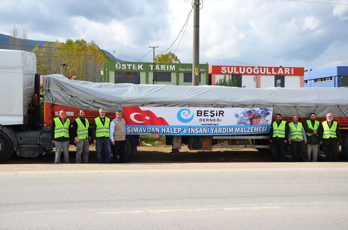 Simav\'dan Suriye\'ye İnsani Yardım Gönderildi