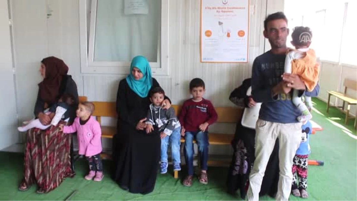 Suriyeli Sığınmacı Çocuklar Aşılanıyor