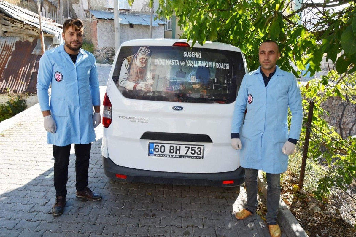 Suşehri\'nde 24 Kişiye Evde Bakım Hizmeti Veriliyor