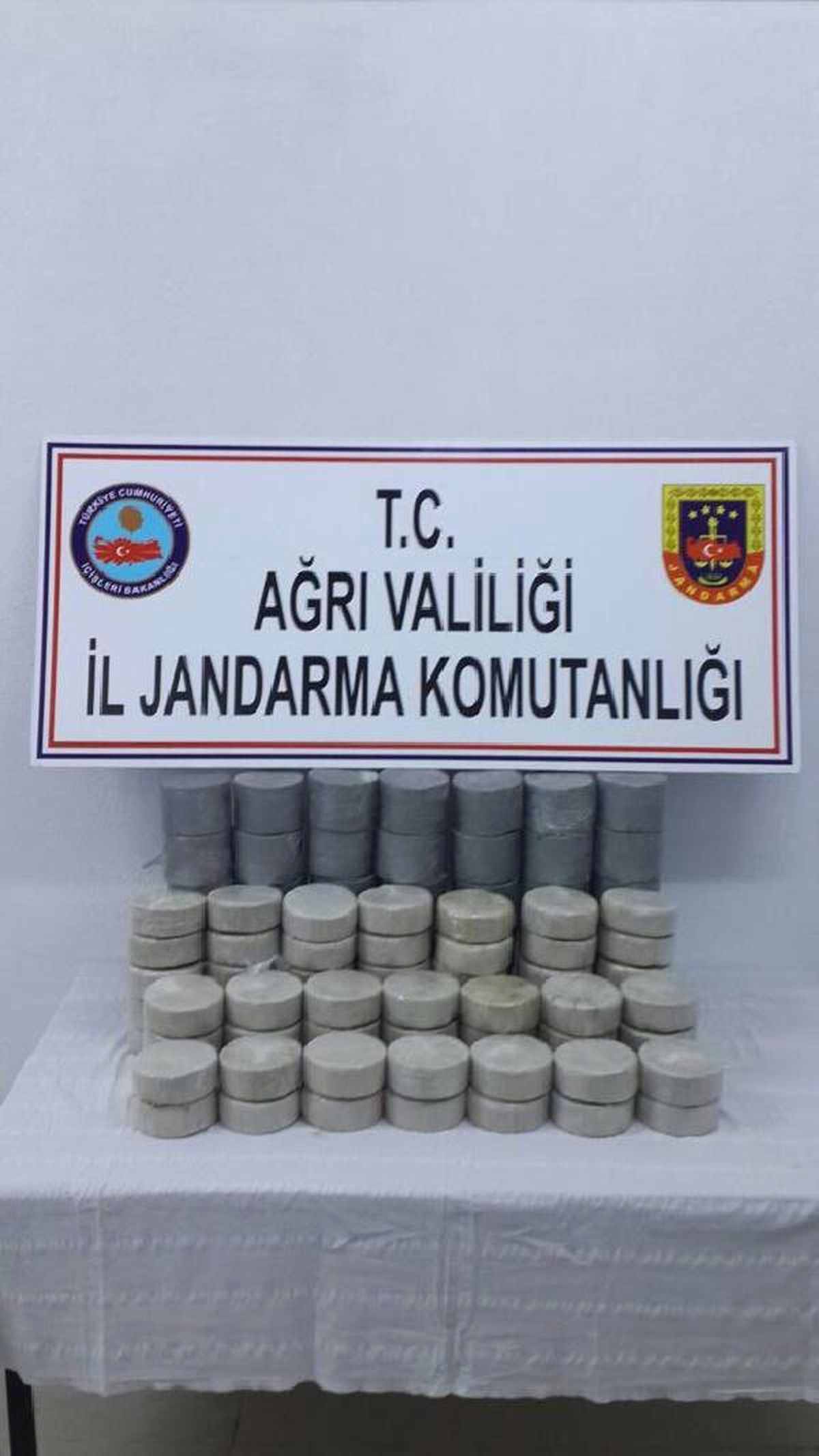 Ağrı\'da 72 Kilo Eroin Ele Geçirildi