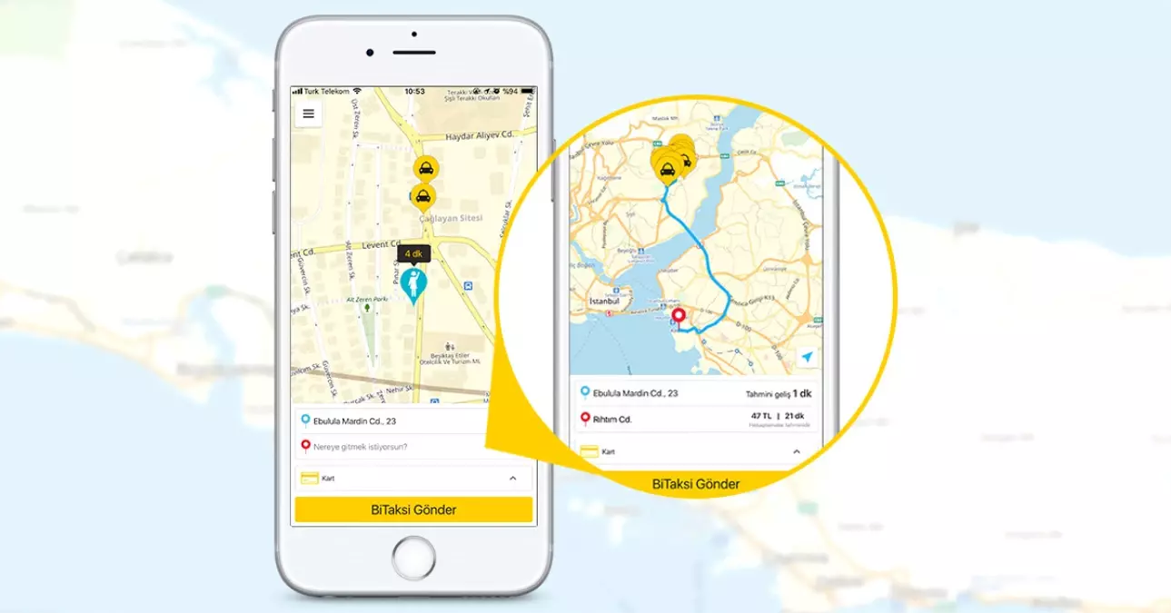 Bitaksi\'den "Varış Noktası" Güncellemesi