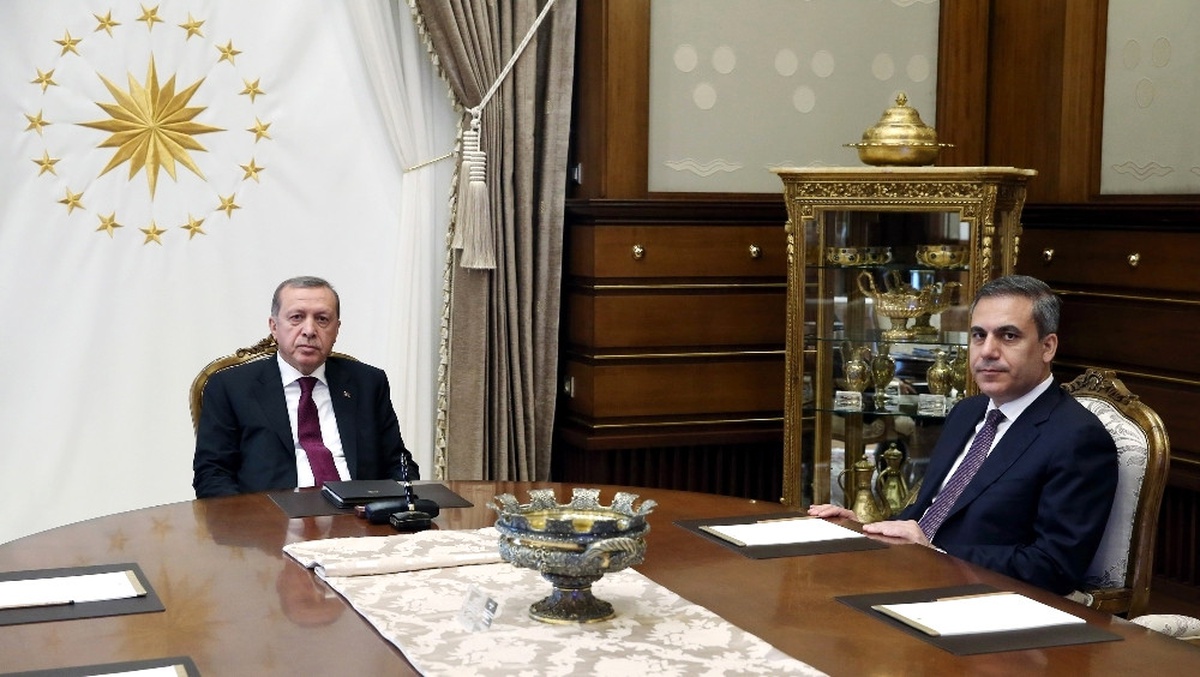 Erdoğan, MİT Müsteşarı Fidan\'ı Kabul Etti