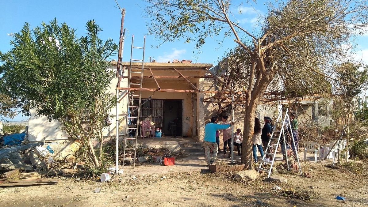 Hortum Mağduru Köylülere Yardım Eli Uzandı