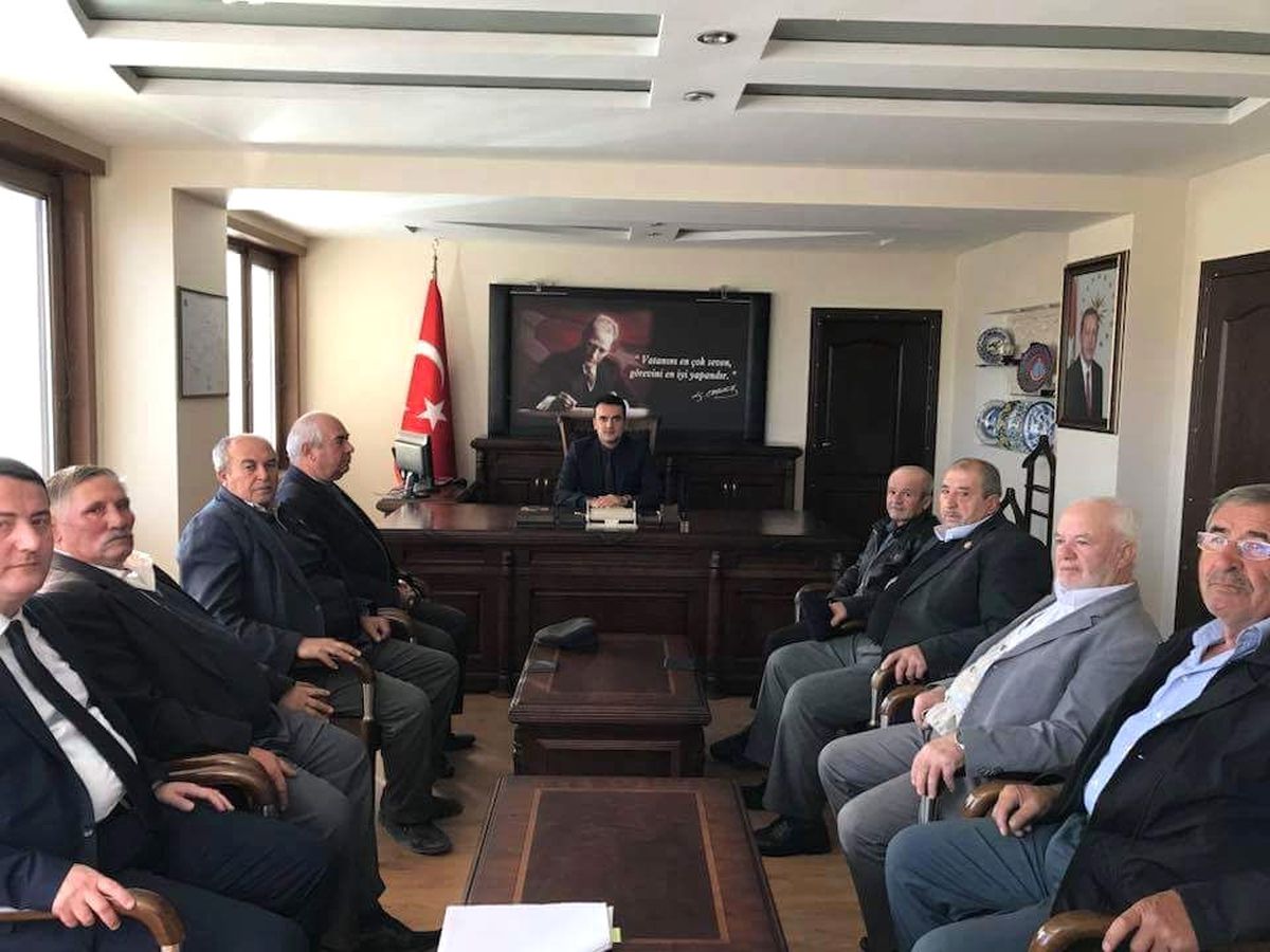 Kaymakam Çelik, Gazilerle Görüştü