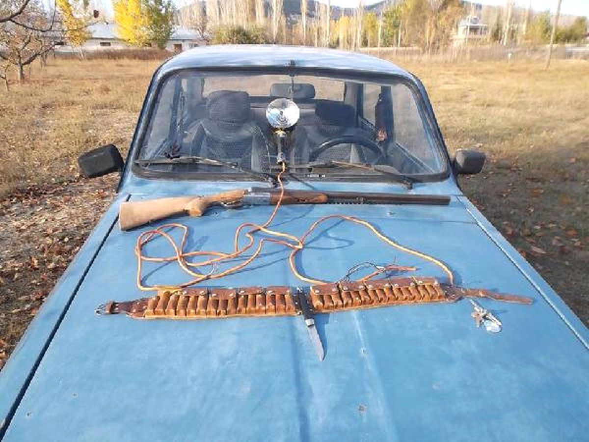 Projektörle Avlanırken Suçüstü Yakalandılar