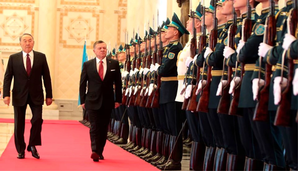 Ürdün Kralı Abdullah, Kazakistan Devlet Başkanı Nazarbayev ile Görüştü