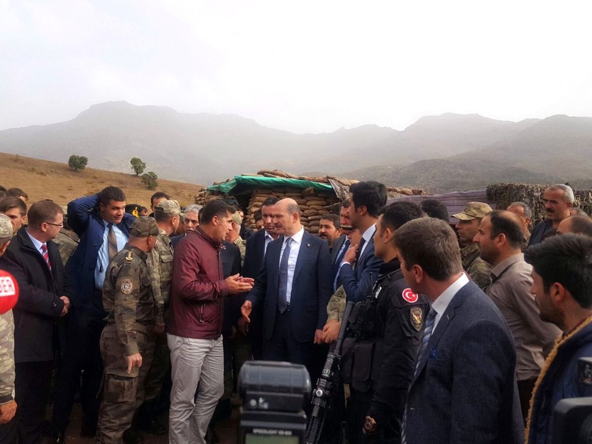 Bakan Soylu, 8 Şehidin Verildiği Bölgede