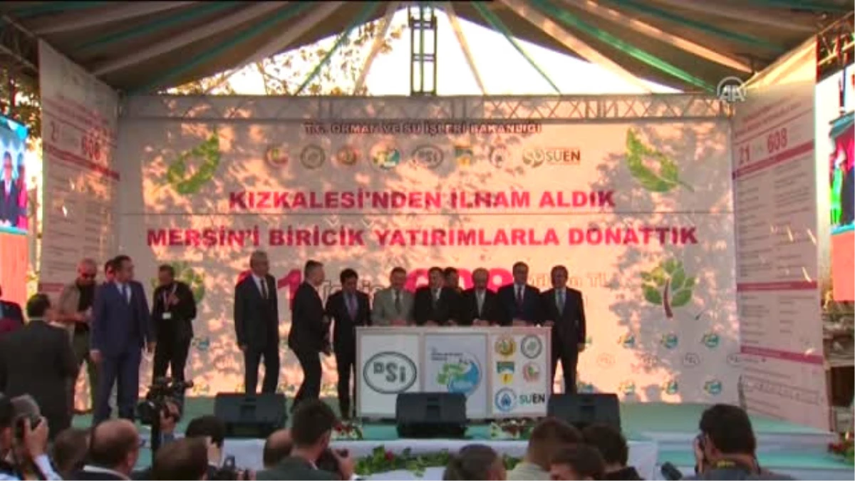 Bakanlar Elvan ve Eroğlu, Toplu Açılış ve Temel Atma Törenine Katıldı