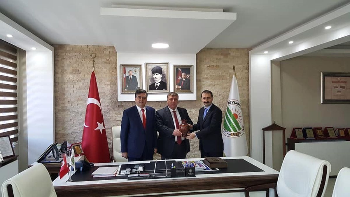 Başkan Yalçın\'ın İstişare Ziyareti