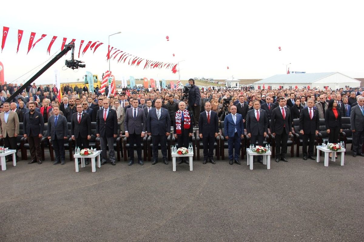 CHP Lideri Kılıçdaroğlu Edirne\'de Katı Atık Tesisi Açılışına Katıldı