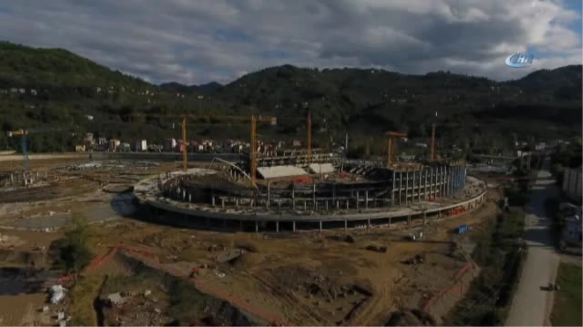 Çotanak Arena Stadı\'nın İnşaatı Sürüyor