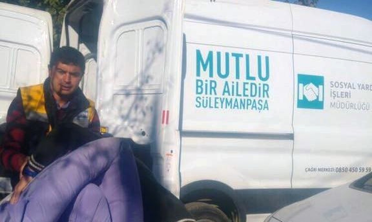 Evi Yanan Vatandaşlara Süleymanpaşa Belediyesinden Destek