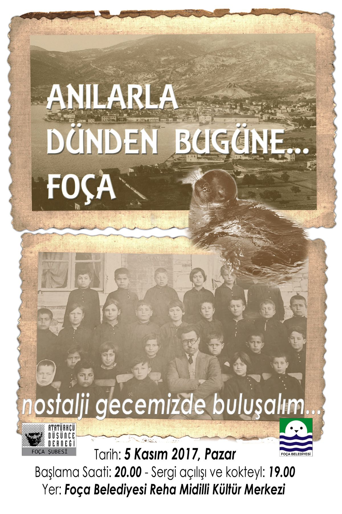 Foçalılar \'NOSTALJİ Gecesi\' Düzenledi .