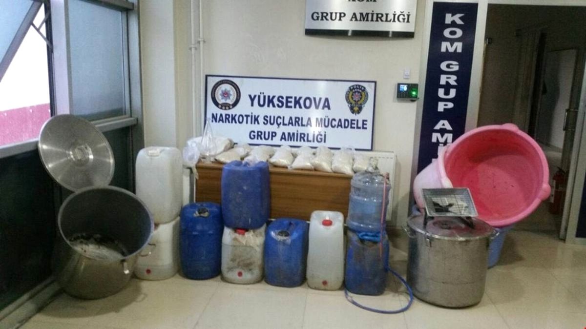 Hakkari\'de Uyuşturucu Operasyonu