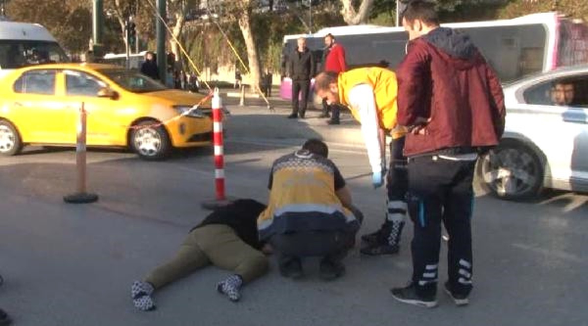 Kabataş\'ta Otomobilin Çarptığı Kadın Öldü