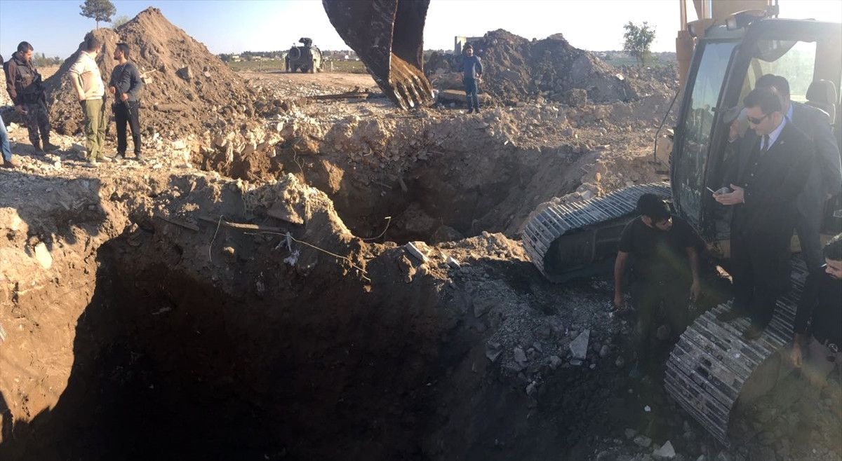 Nusaybin\'de Teröristlerce Kazılan Tünel Bulundu