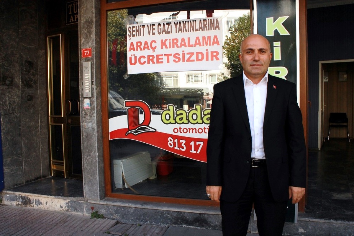Şehit Yakınları ve Gazilere Ücretsiz Araç Kiralama