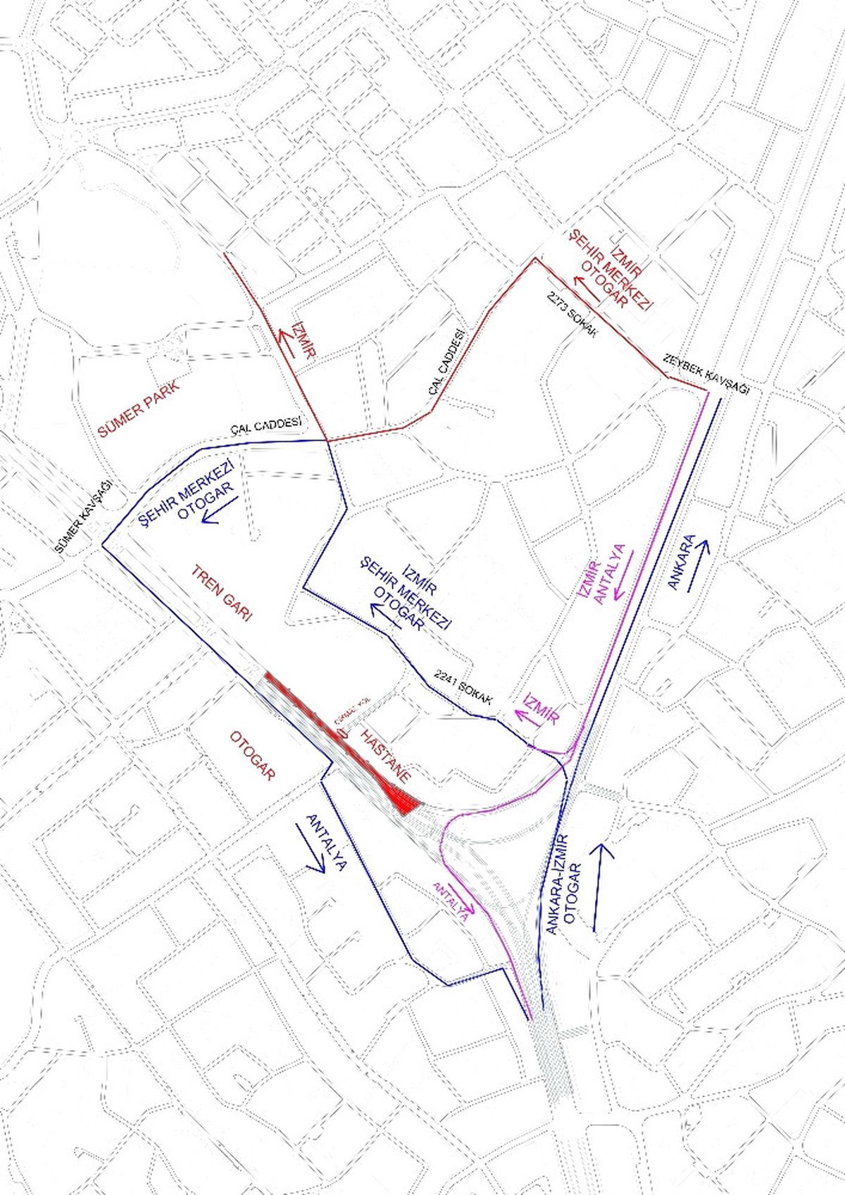 Üçgen Meydanı\'nda Aydın Yönü Trafiğe Kapatılacak