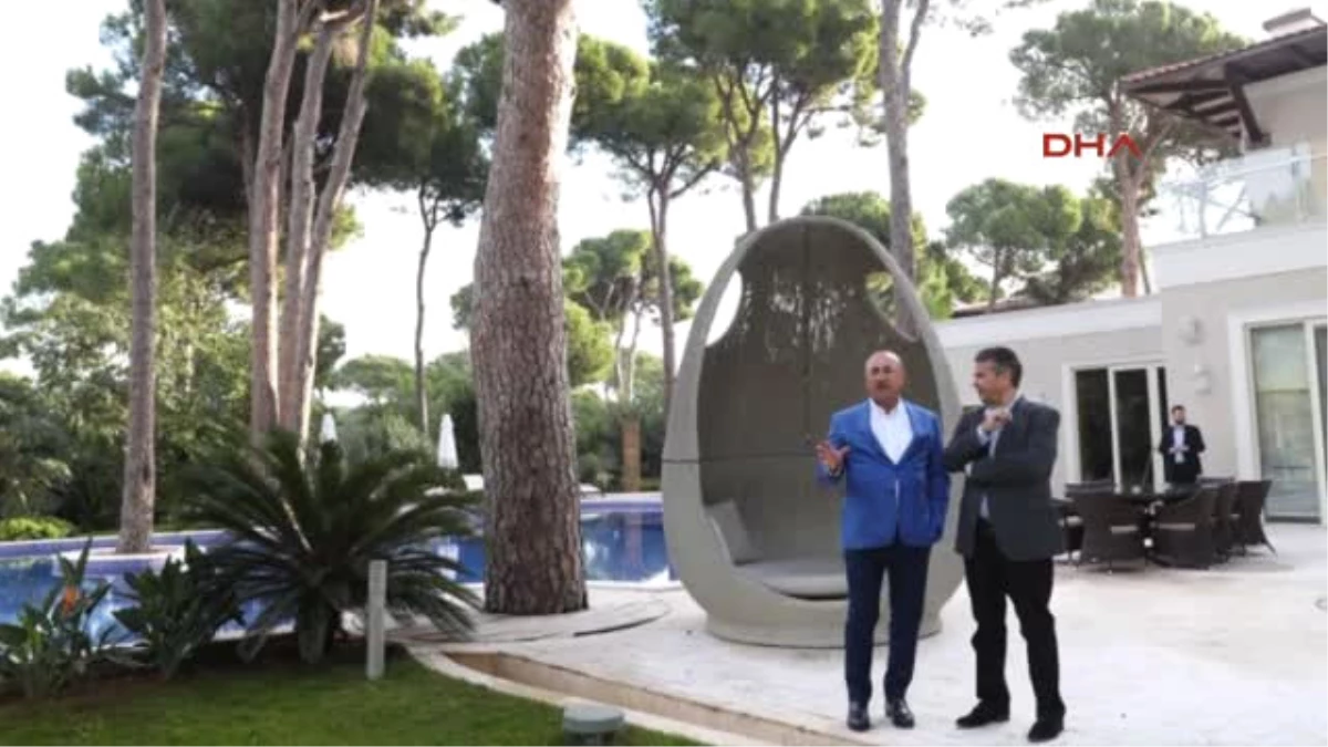 Antalya Mevlüt Çavuşoğlu, Almanya Dışişleri Bakanı Sigmar Gabriel ile Antalya\'da Görüştü