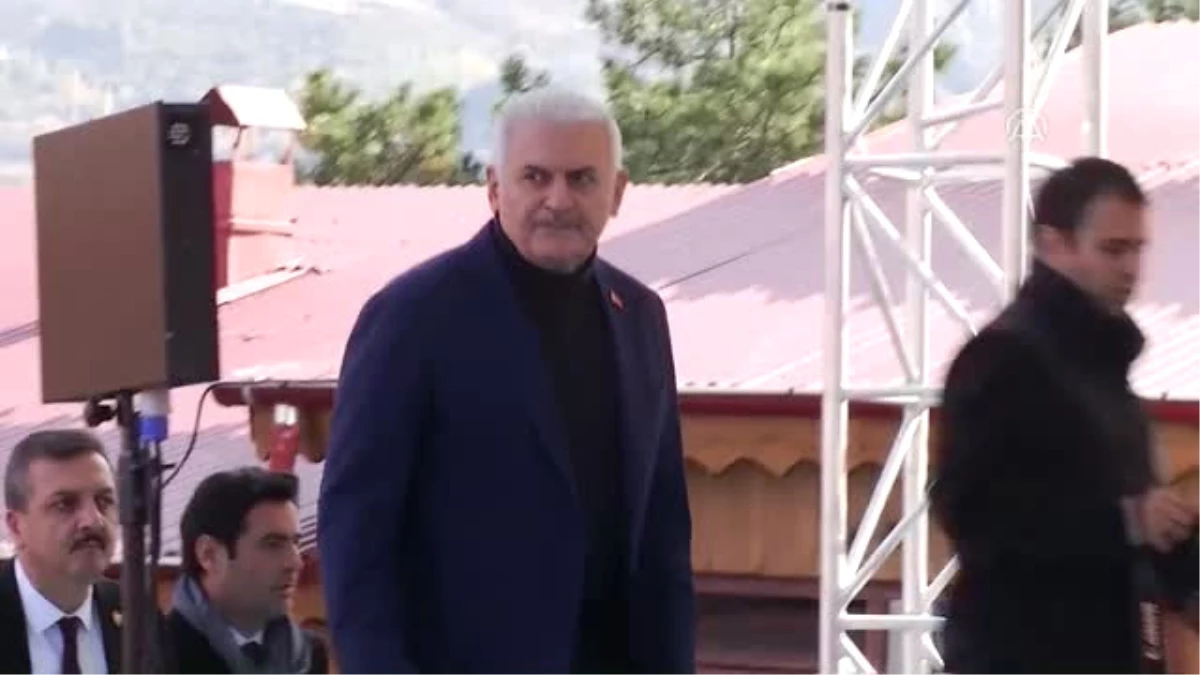 Başbakan Yıldırım - Kemaliye-Dutluca Yolu Temel Atma Töreni