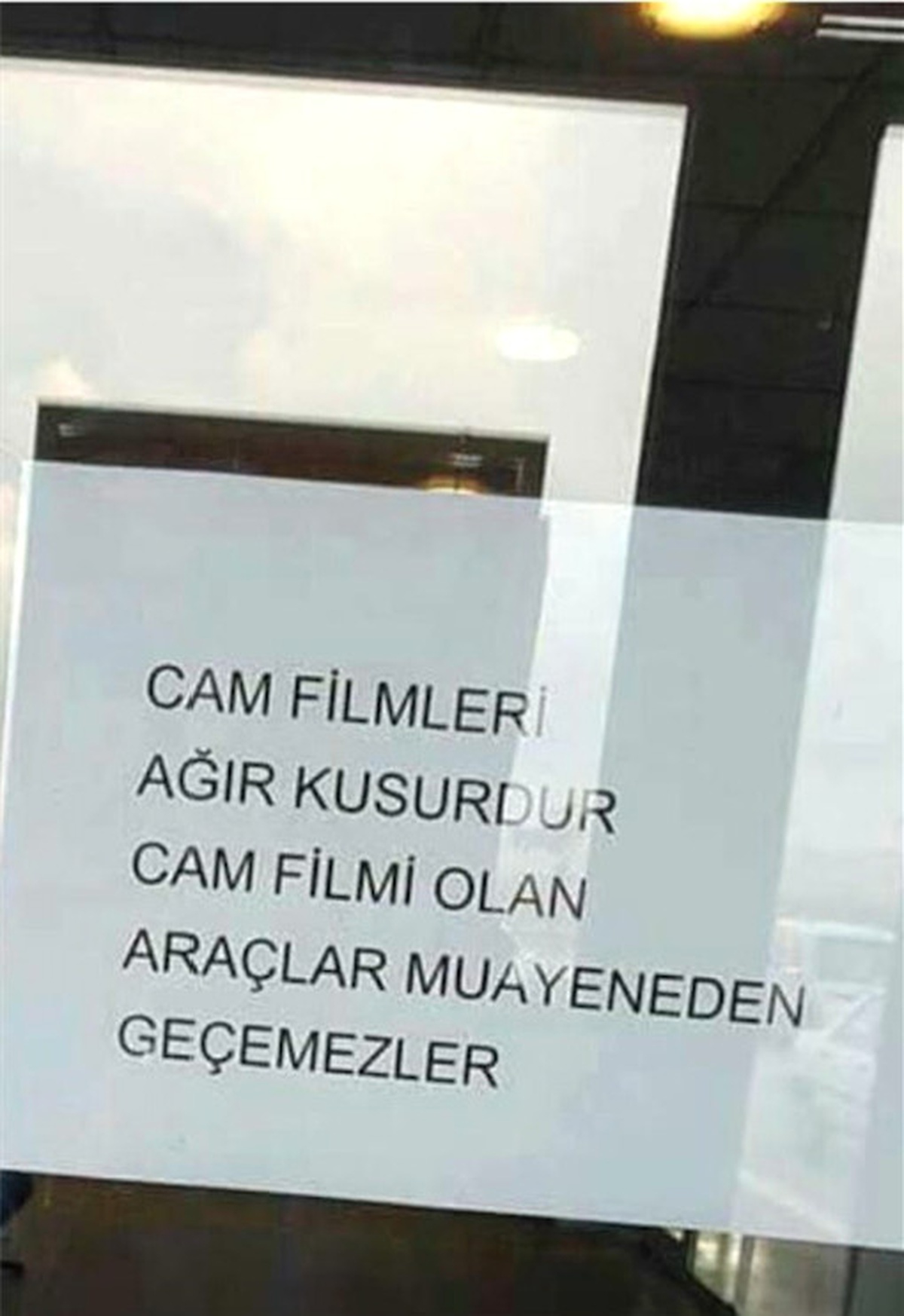 Cam Filmi Ağır Kusur Sayılıyor, Türktürk Kusur Tablosunu Güncelledi